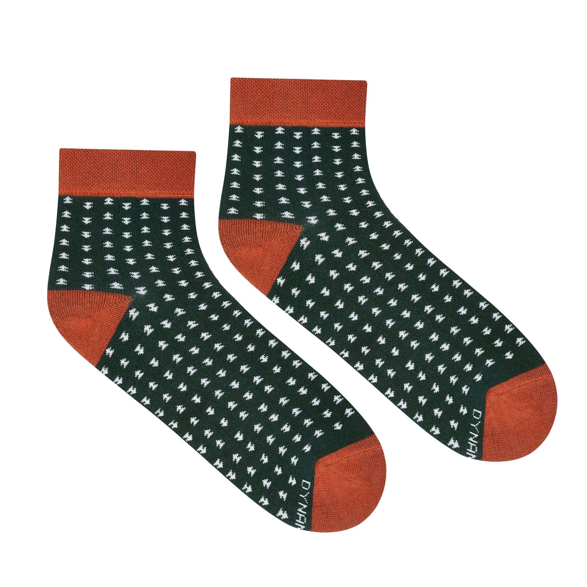 Cotton Ankle Socks: Arrows Design
