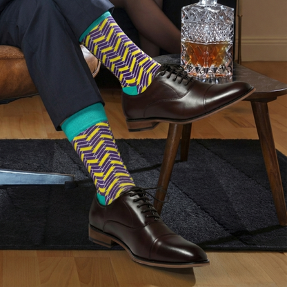 The Modern Geo Bundle (6-Pack) | Premium Patterned Dress Socks