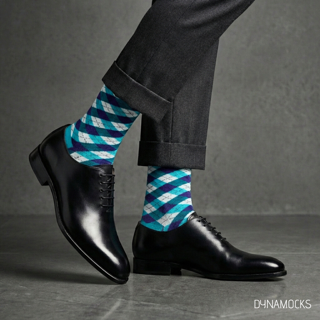 Office to Weekend Mix – 6 Pair Colorful Patterned Socks for Men | Dynamocks