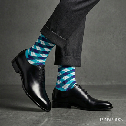 Office to Weekend Mix – 6 Pair Colorful Patterned Socks for Men | Dynamocks