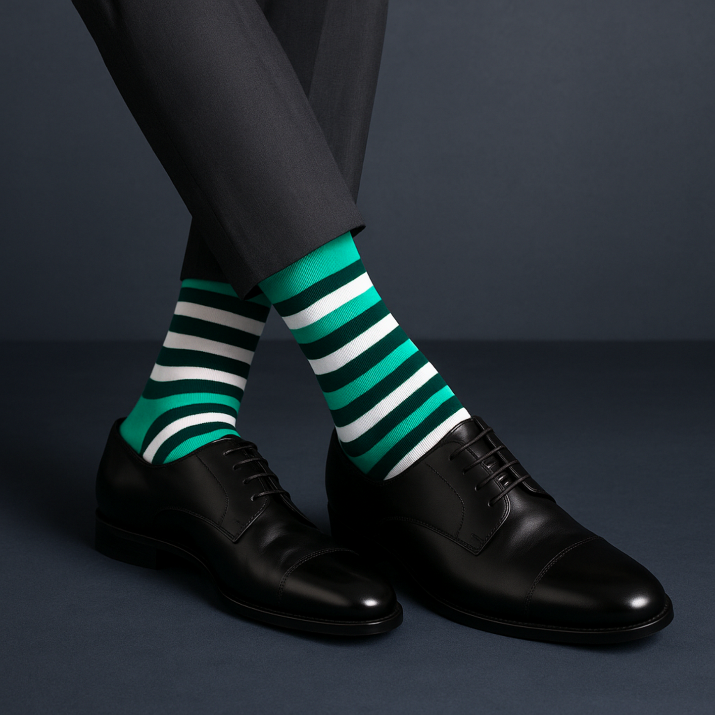 STRIPES-2.0 CREW LENGTH SOCKS - Cotton Crew Socks