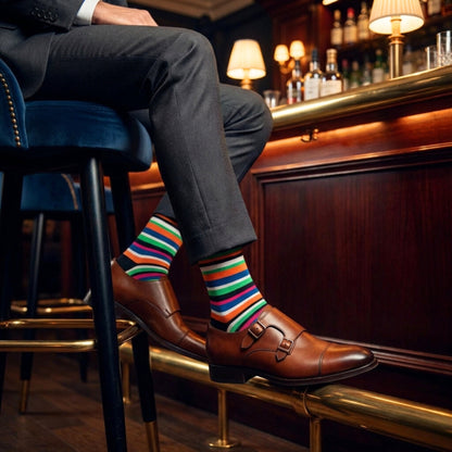 Stripes 21.0 - THE EXECUTIVE SERIES - crew length Socks