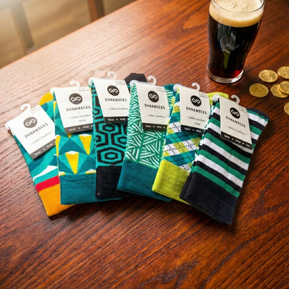 The Lucky Charm Bundle | 6-Pack Premium Patterned Dress Socks