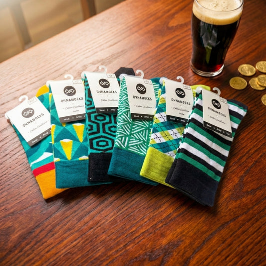 The Lucky Charm Bundle | 6-Pack Premium Patterned Dress Socks