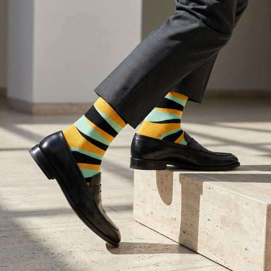 Cotton Crew Socks: HUNK Crew Length Socks