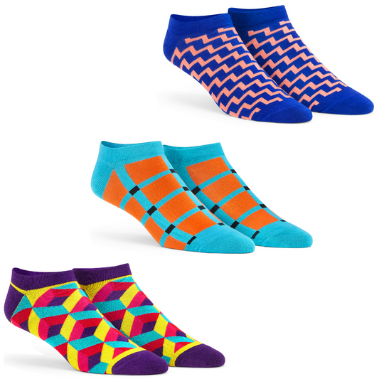 Unisex Low Ankle Length Socks Combo Pack of 3