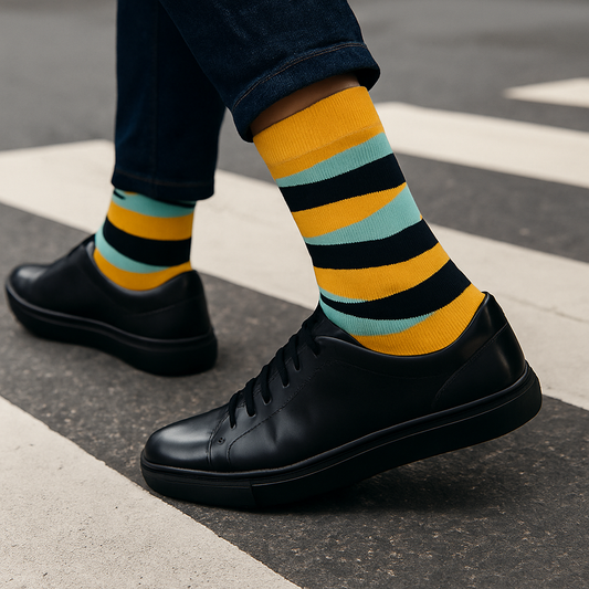 Cotton Crew Socks: HUNK Crew Length Socks