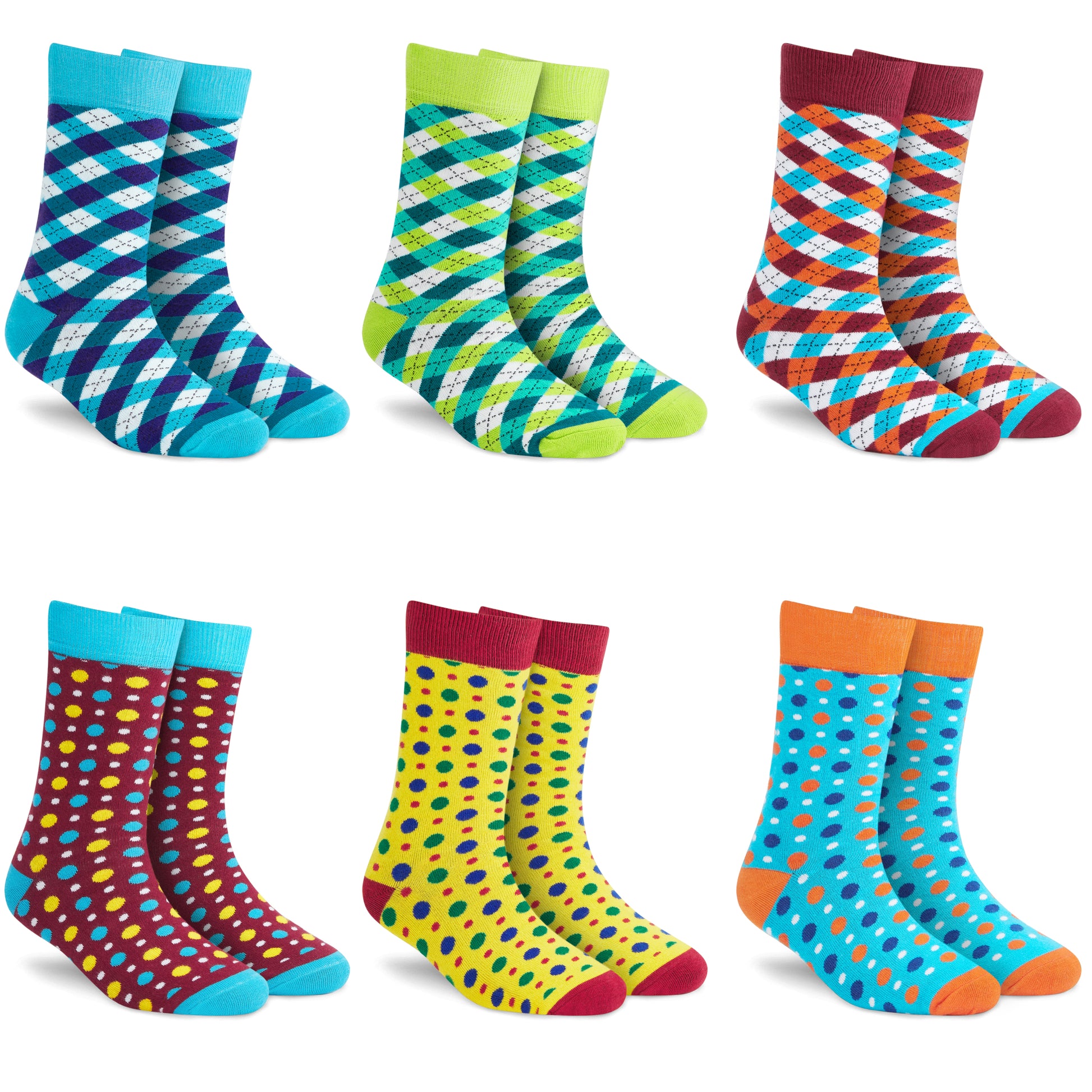 Cotton Crew Socks Combo