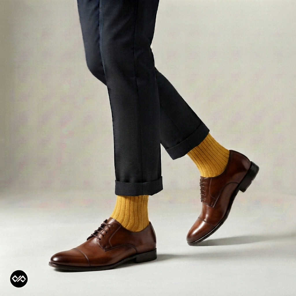 Sunset Solids – 6 Pair Warm Color Dress Socks for Men & Women | Dynamocks