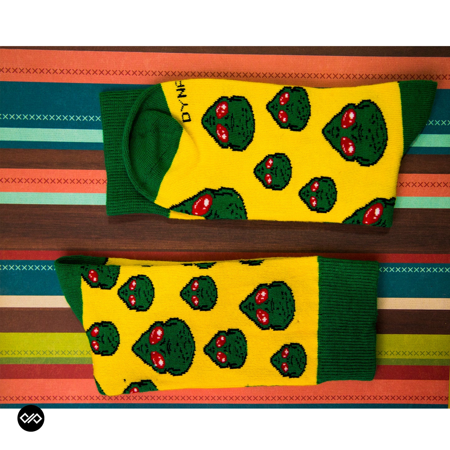 Cotton Crew Socks Combo: Leopard, Paws & Bones, Zebra, Aliens
