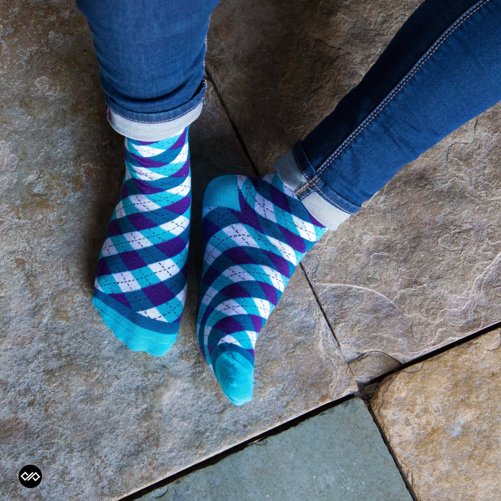 Cotton Ankle Socks Combo – Dandy Aqua, Neon & Maroon Designs