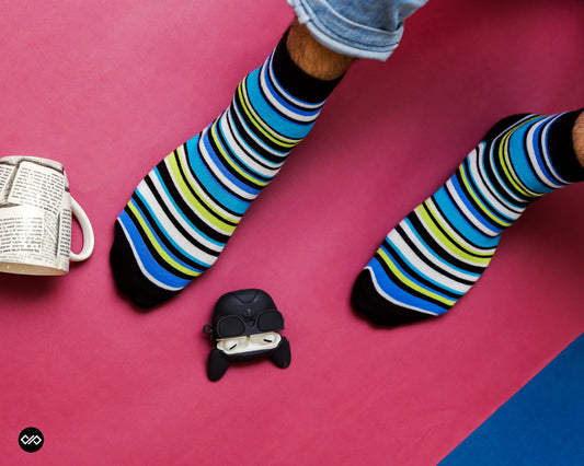 Cotton Ankle Socks : Stripes 13.0 Ankle Length Socks