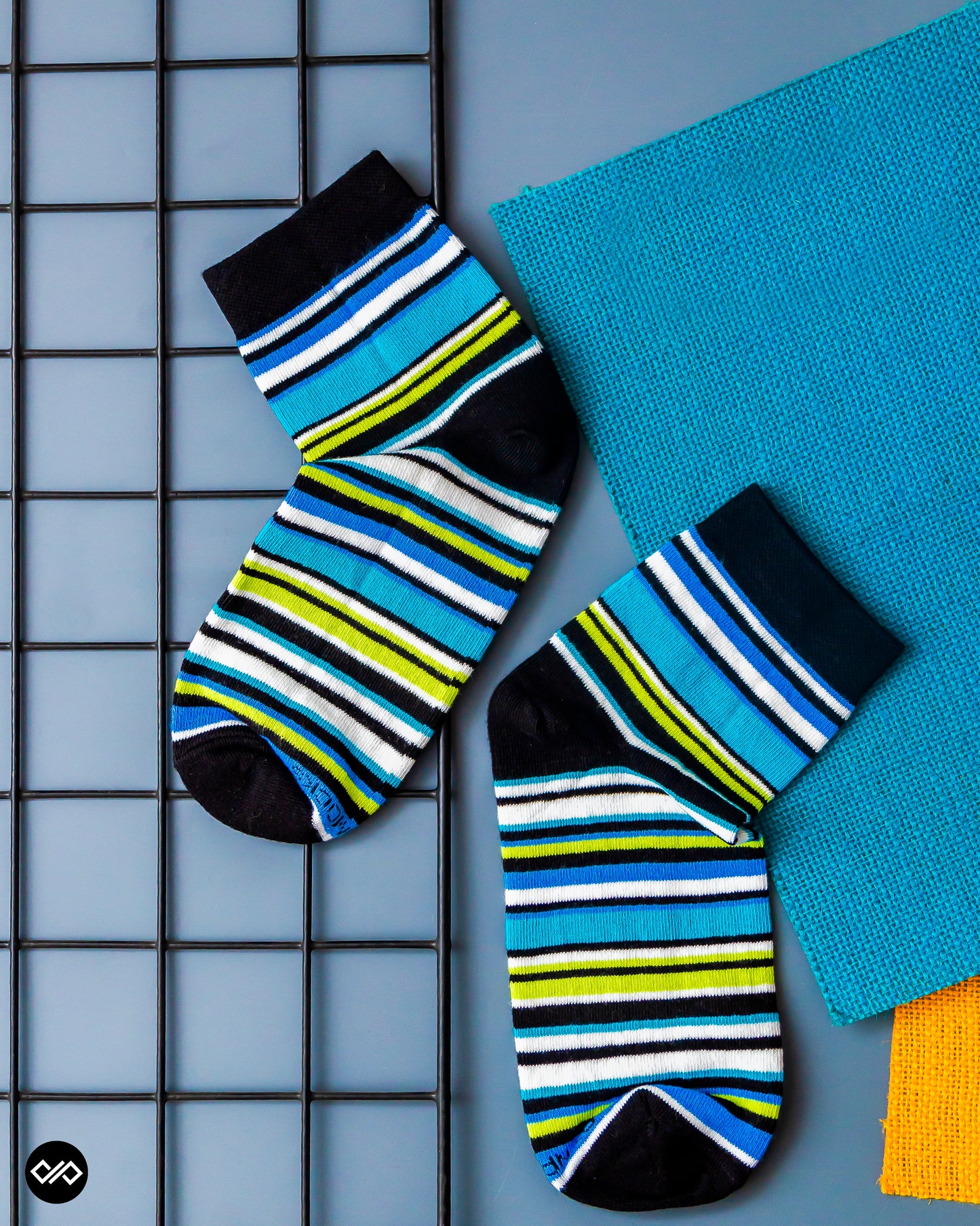 Cotton Ankle Socks : Stripes 13.0 Ankle Length Socks