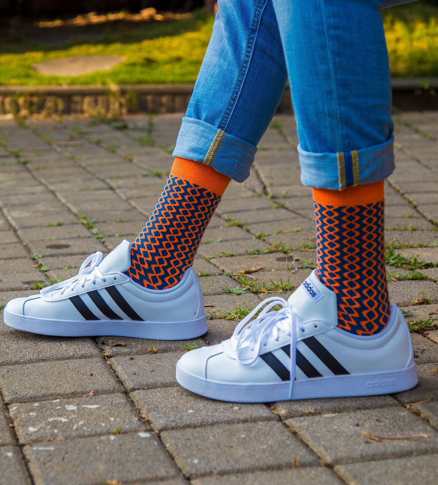 Cotton Crew Socks Combo: Ritz, Techno, Hunk, Grill, Music, Charm Designs