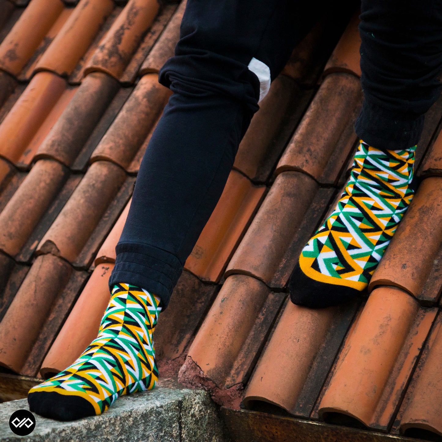 Cotton Crew Socks Combo: Maze, Crossover, Exotic, Bolt, Mint, Mirage