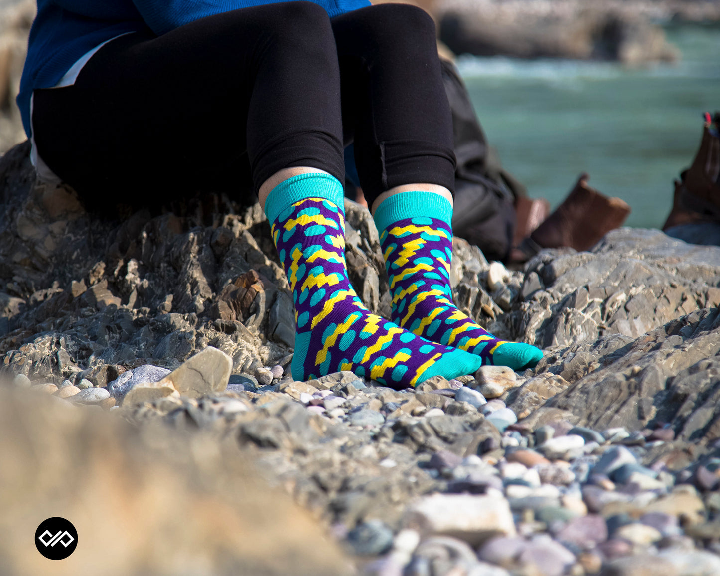Premium Cotton Of Unique Colorful Designer Socks bundle Pack of 4