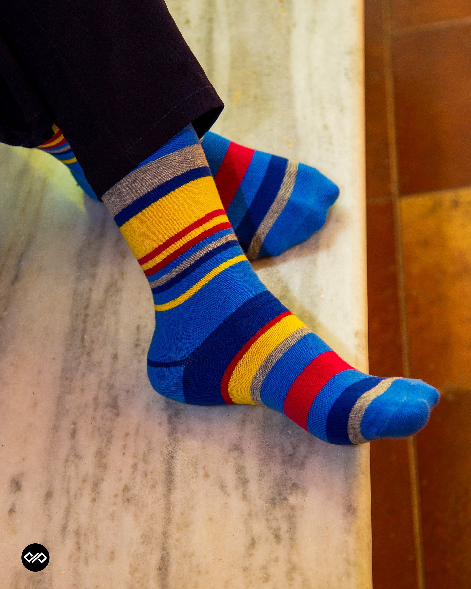 STRIPES 5.0 Cotton Crew Socks | Stylish Comfort for Every Occasion