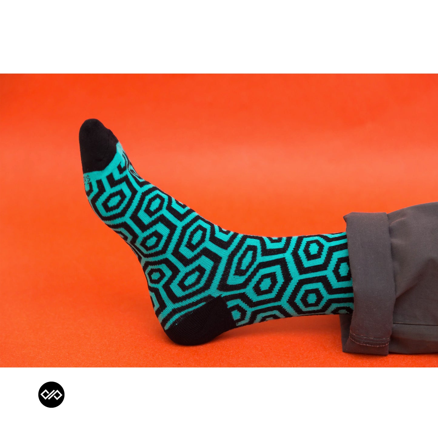 Cotton Crew Socks Combo: Hexagon, Sunshine, Mayan, Tangy, Urbane, Neon