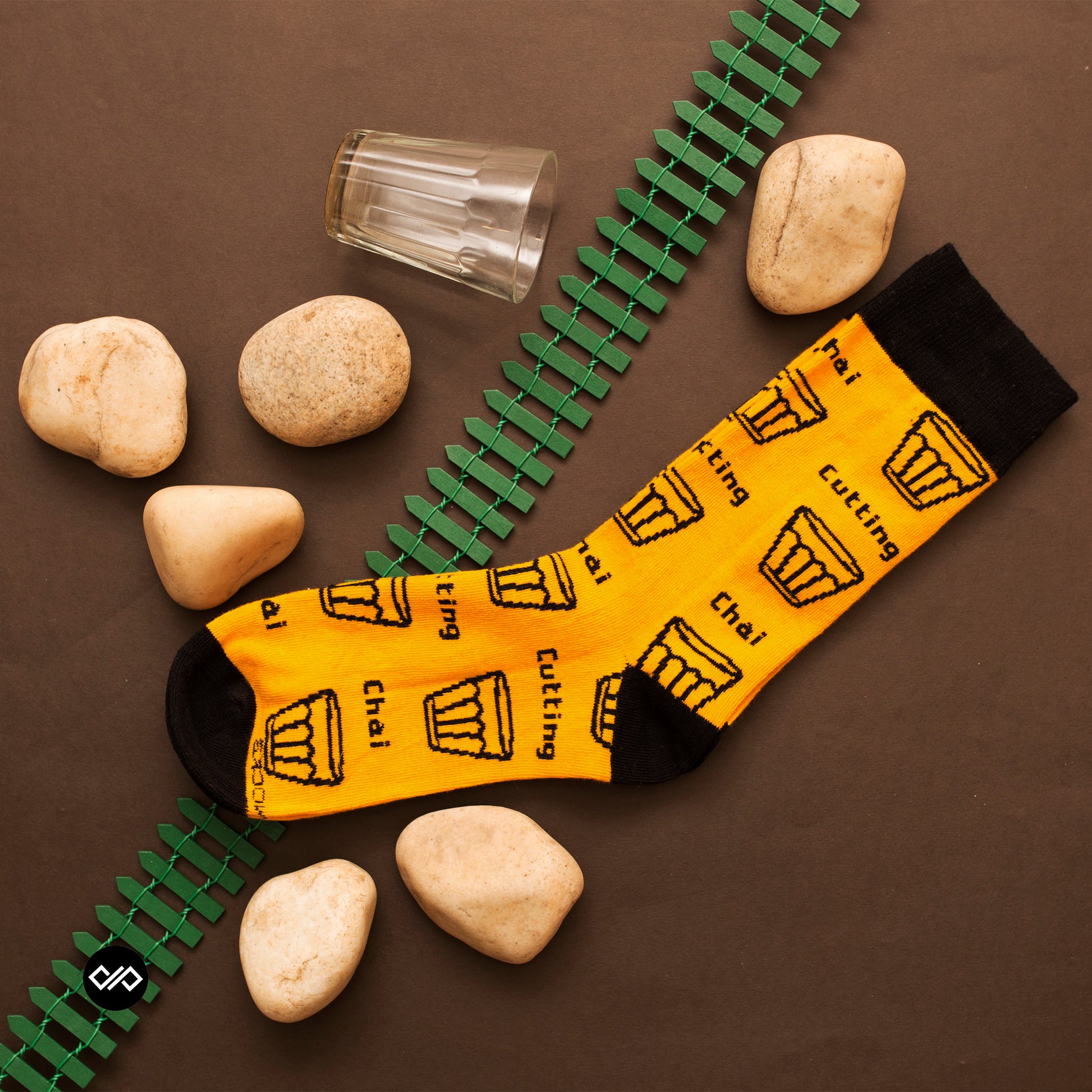 Cotton Crew Socks Combo: Chai, Rickshaw, Samosa & Music