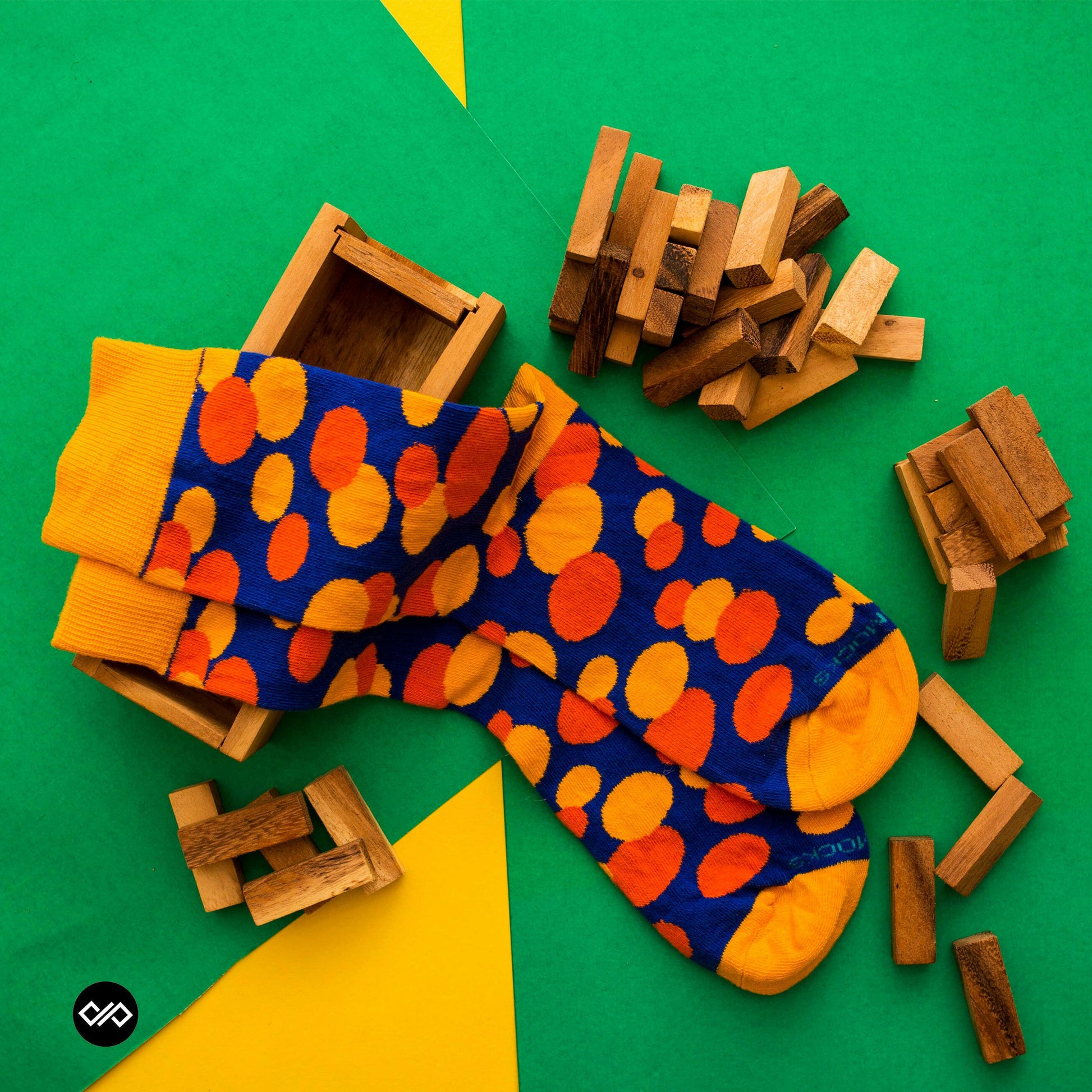 Cotton Crew Socks: Bubbles Crew Length Socks | Fun, Comfortable Style
