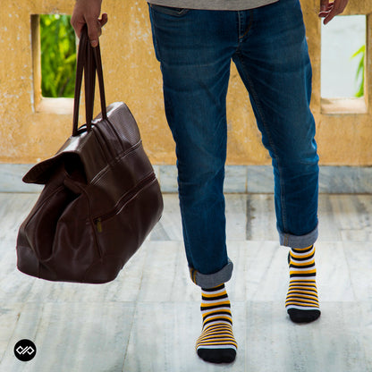 Unique Colorful Designer Premium Cotton Dress Socks bundle- Crew Socks For Men & Women Pack of 4 Sale