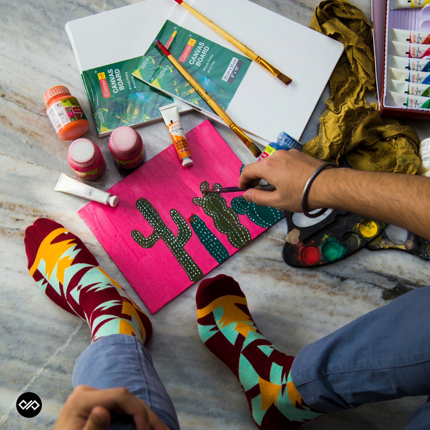 Cotton Crew Socks Combo: Ritz, Techno, Hunk, Grill, Music, Charm Designs