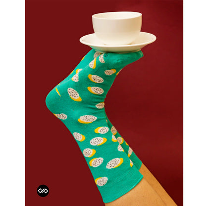 Designer Cotton Funky Crew Socks Gift Box Pack of 4