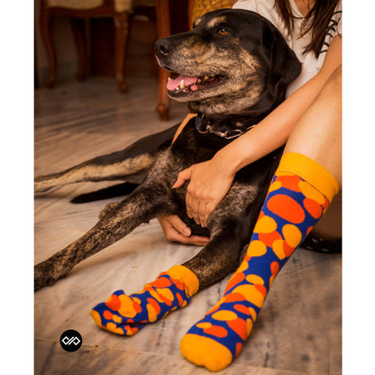 Cotton Crew Socks Combo: Pizzazz, Burst, Maze, Ritz, Spark, Bubble