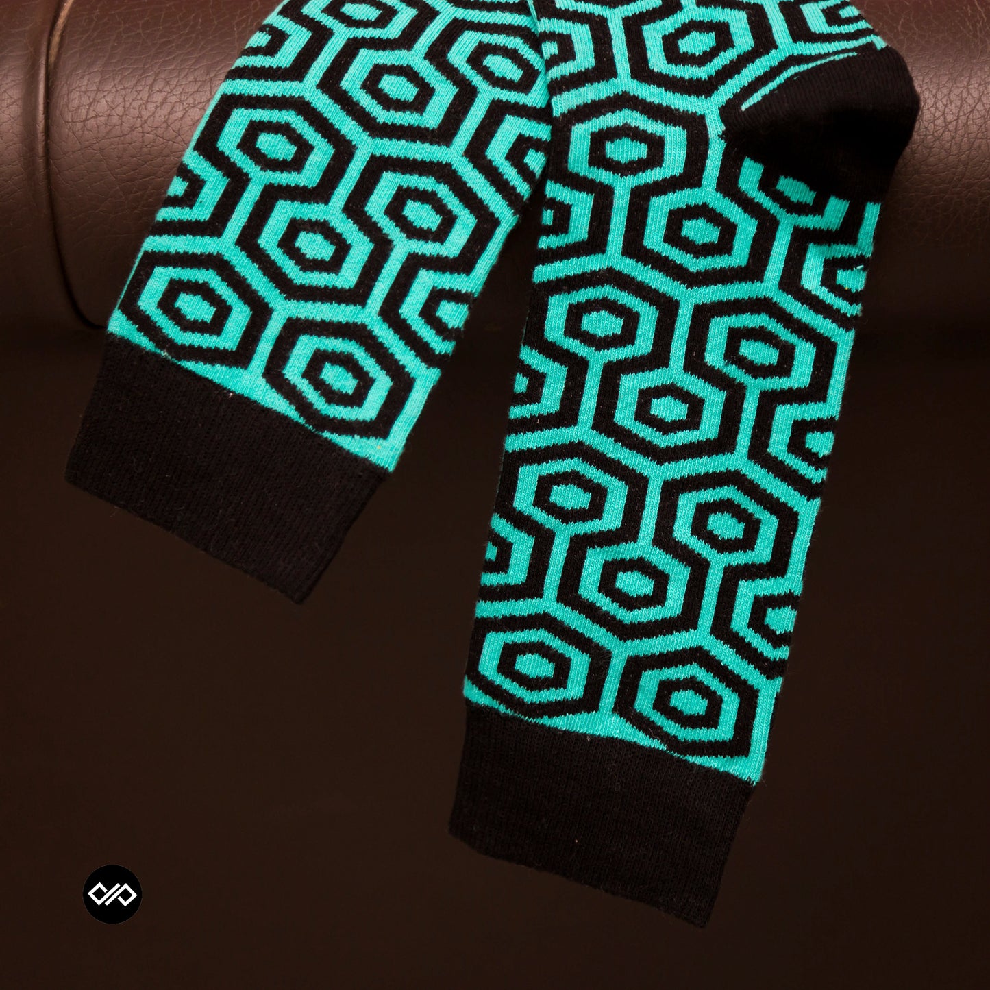Cotton Crew Socks Combo: Hexagon, Sunshine, Mayan, Tangy, Urbane, Neon