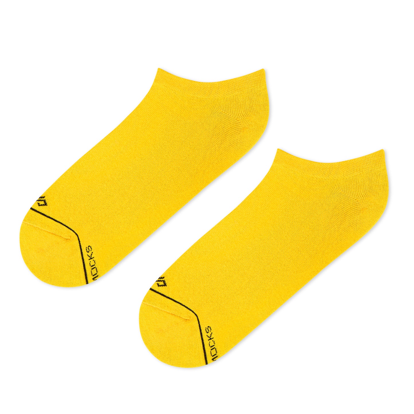Yellow Unisex Low Ankle Length Socks