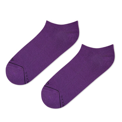 Purple Unisex Low Ankle Length Socks