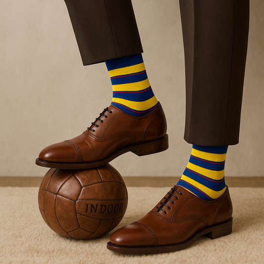 Cotton Crew Socks: Bold Stripes 5.0 Crew Length Socks