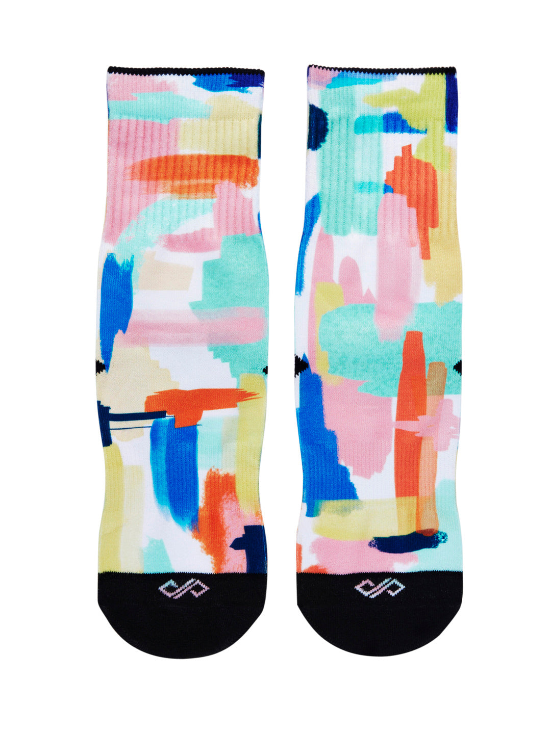Dynamocks Fresco artistic graphic cotton crew socks