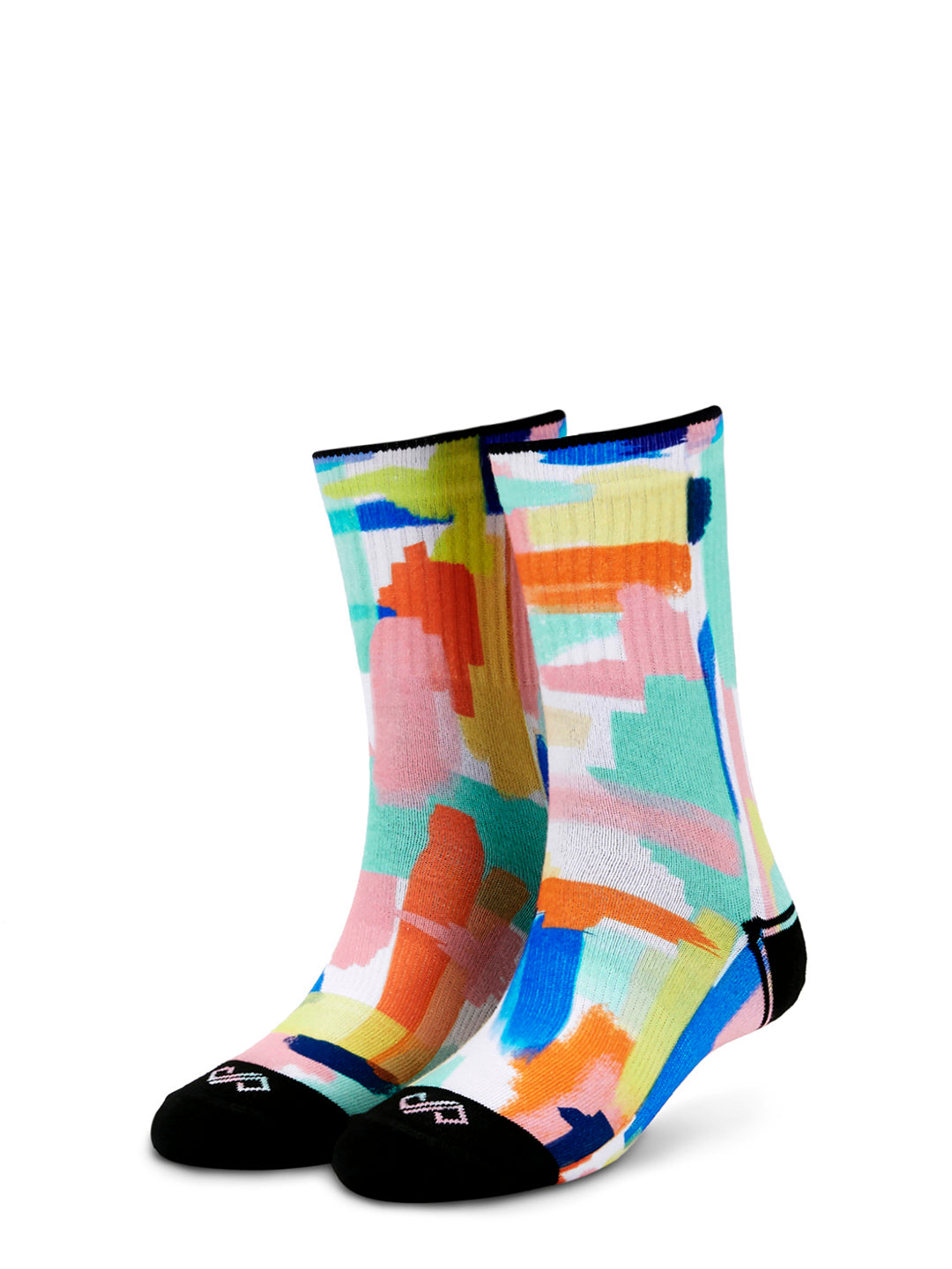 Dynamocks Fresco artistic graphic cotton crew socks
