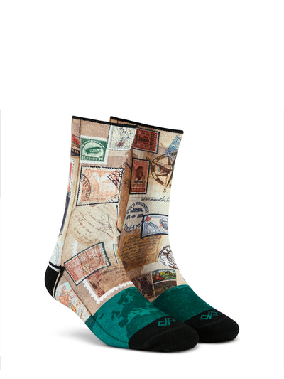 Dynamocks Voyager Artistic Graphic Cotton Crew Socks