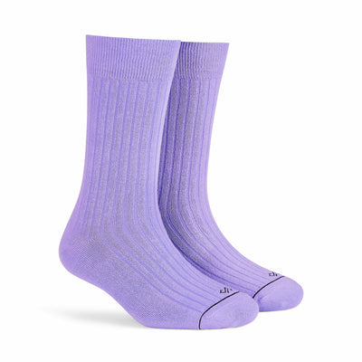 Dynamocks Lavender Cotton Crew Socks – Solid