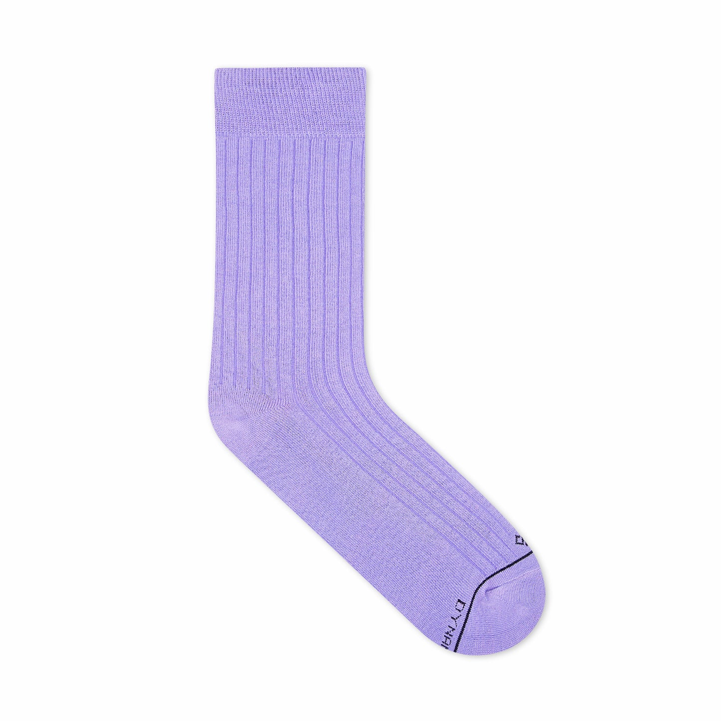 Cotton Crew Length Socks: SOLID LAVENDER UNIQUE Color Premium Cotton Socks For Men & Women