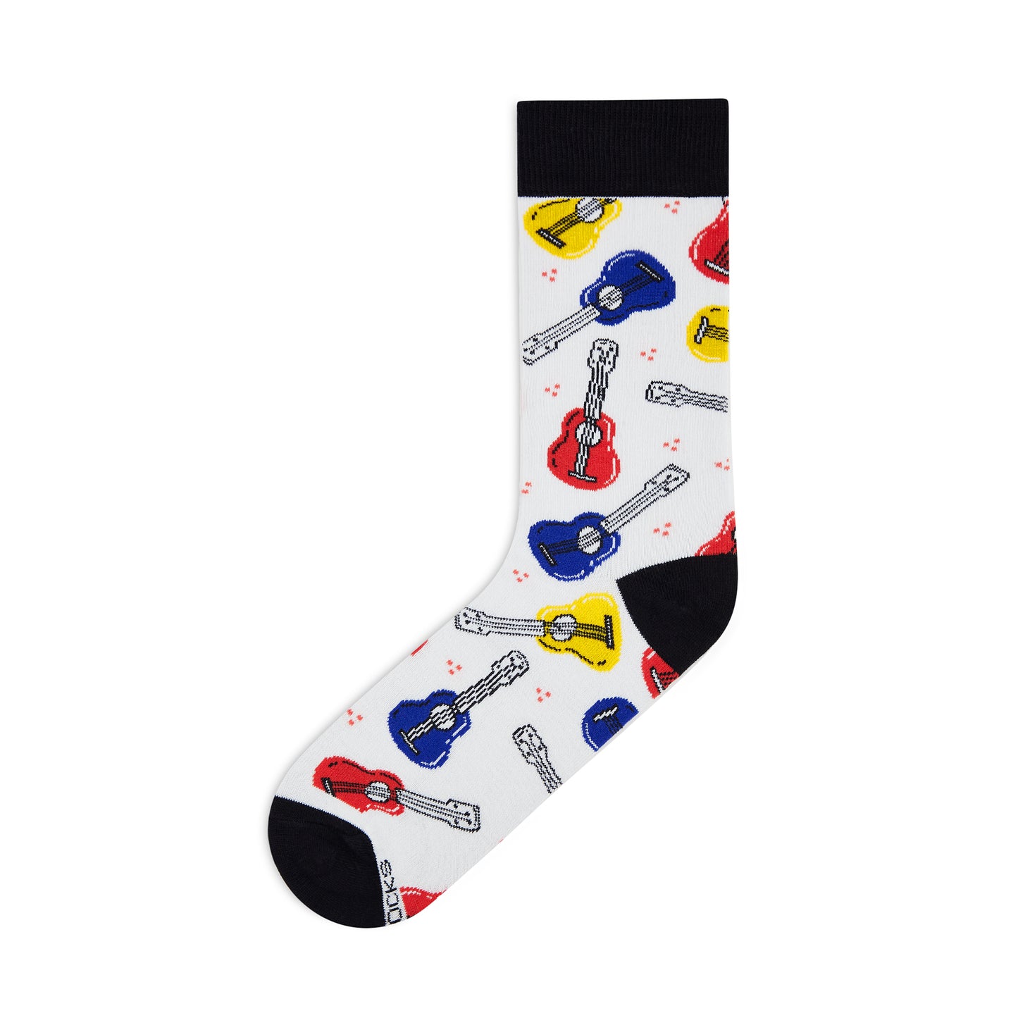 GUITAR Crew Length : Men & Women Designer Funky, Funny Creative Colorful Socks - Unisex Socks
