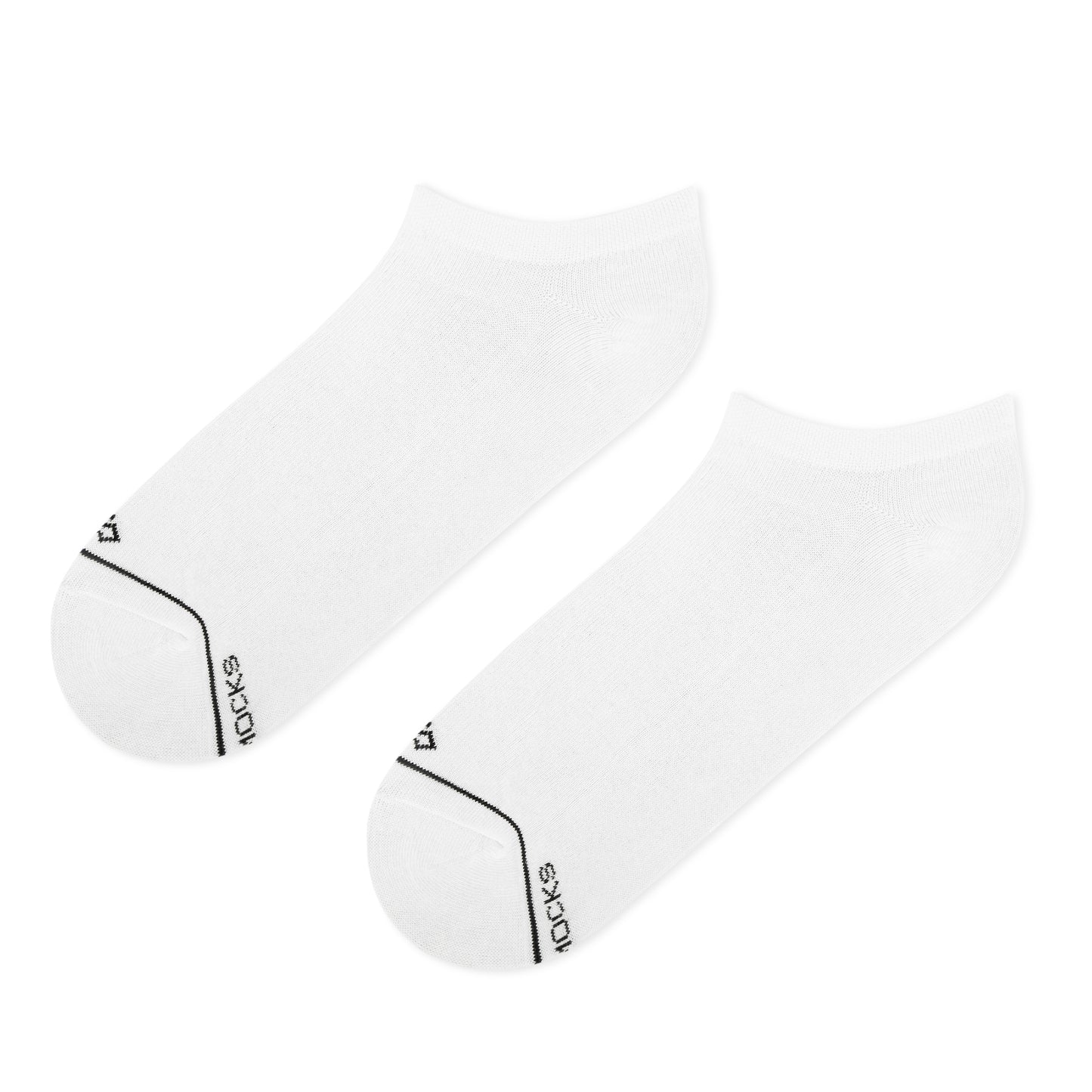 White Unisex Low Ankle Length Socks