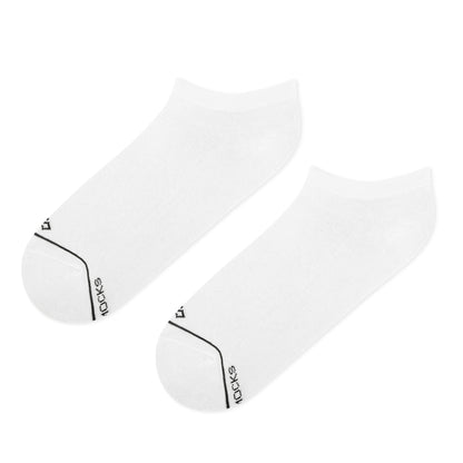 White Unisex Low Ankle Length Socks