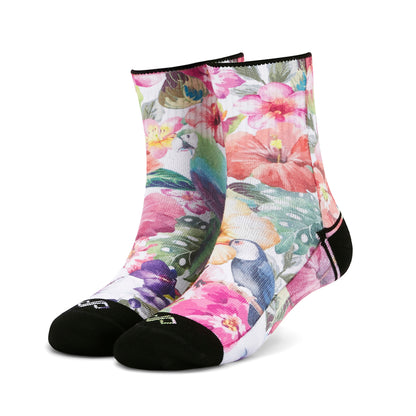 Exotica- Dynamocks Artistic Graphic Quarter Length Socks (US Size 6-10)