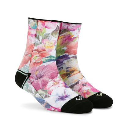 Exotica- Dynamocks Artistic Graphic Quarter Length Socks (US Size 6-10)