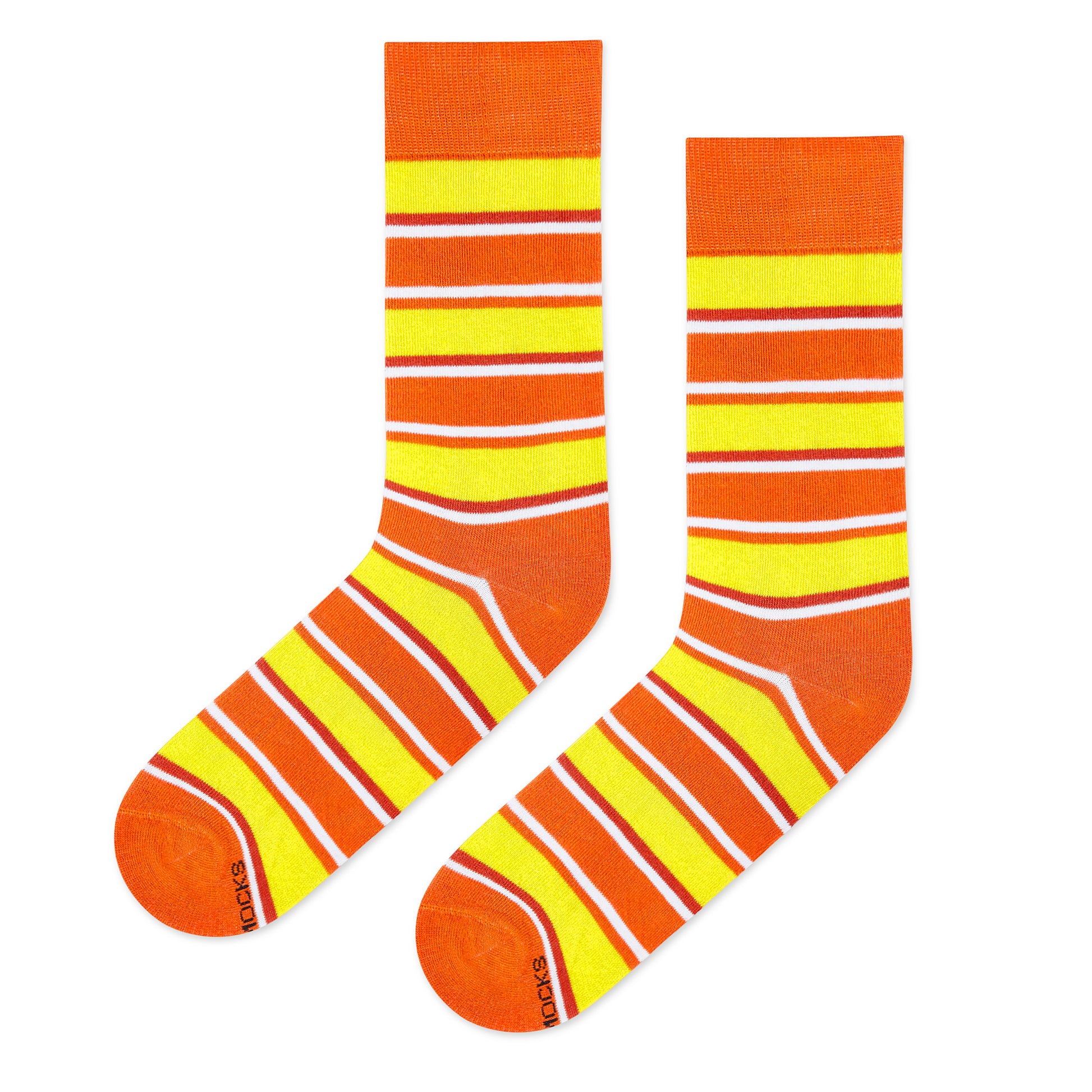 "Stripes 14.0 Crew Socks | Classic Cotton Comfort for Every Step"

