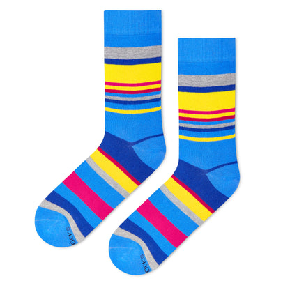 STRIPES 5.0 Cotton Crew Socks | Stylish Comfort for Every Occasion