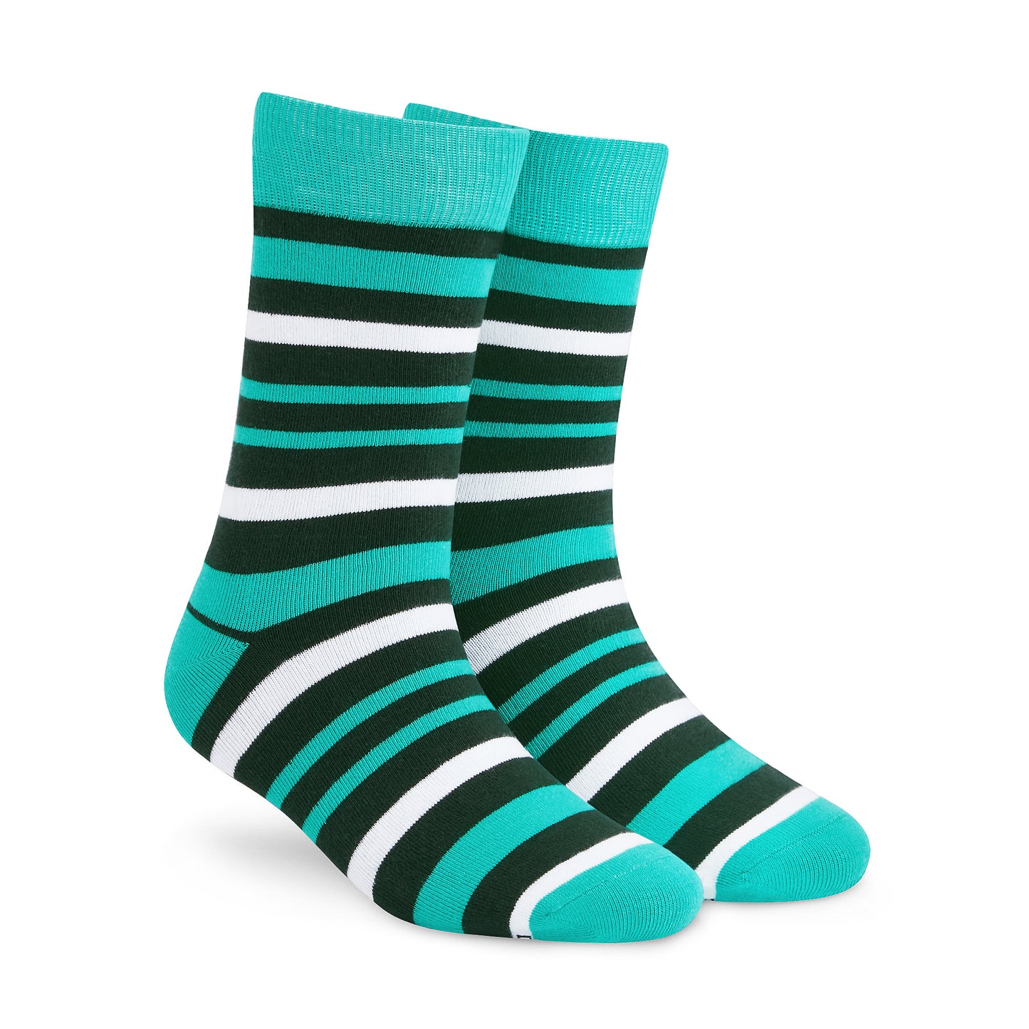 Stripes Cotton Socks Pack of 3 : Crew Length Socks Set