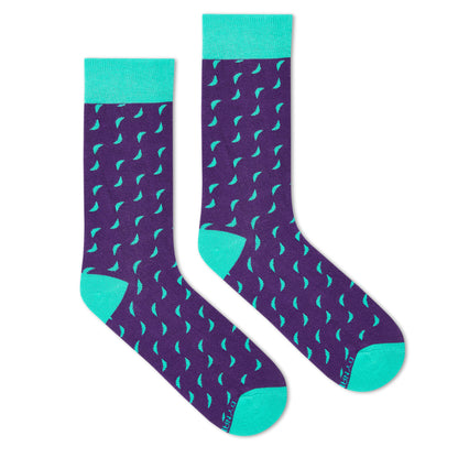 Relaxed Fit Cotton Socks: CRUISE Crew Length Socks
