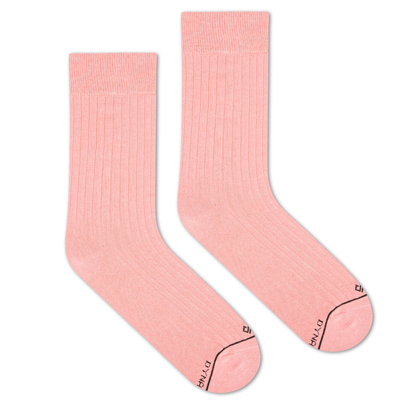 Cotton Crew Length Socks: SOLID PEACH UNIQUE Color Premium Cotton Socks For Men & Women