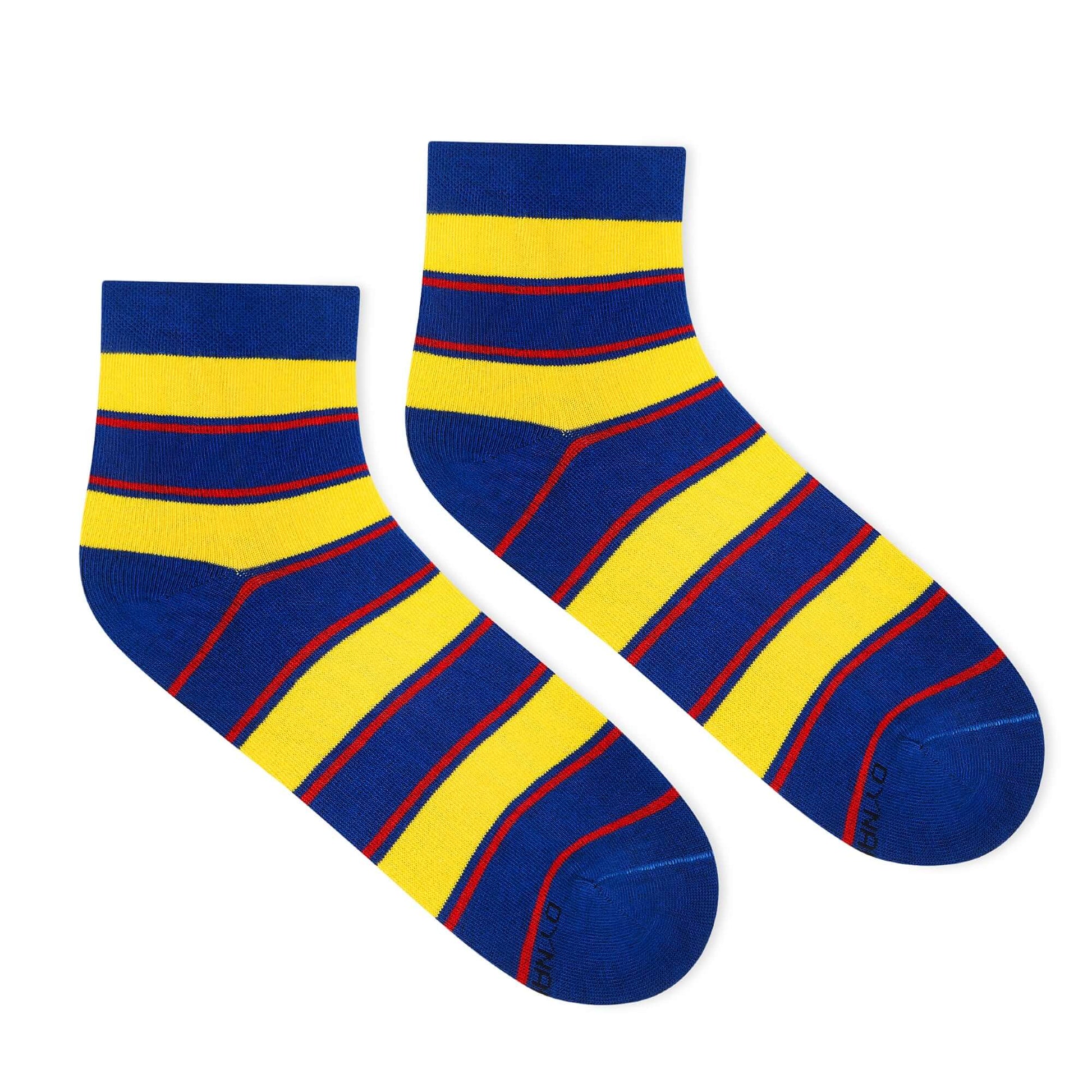 Cotton Ankle Socks – Bold Stripes 5.0 Ankle Length Socks 